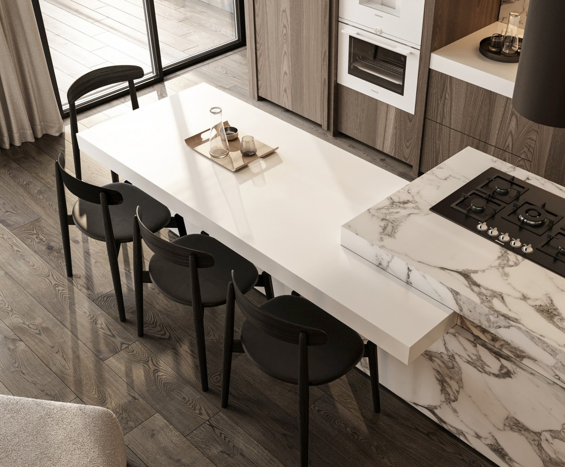 Custom kitchen design with modern style and premium materials by Boolala, serving homes across Australia