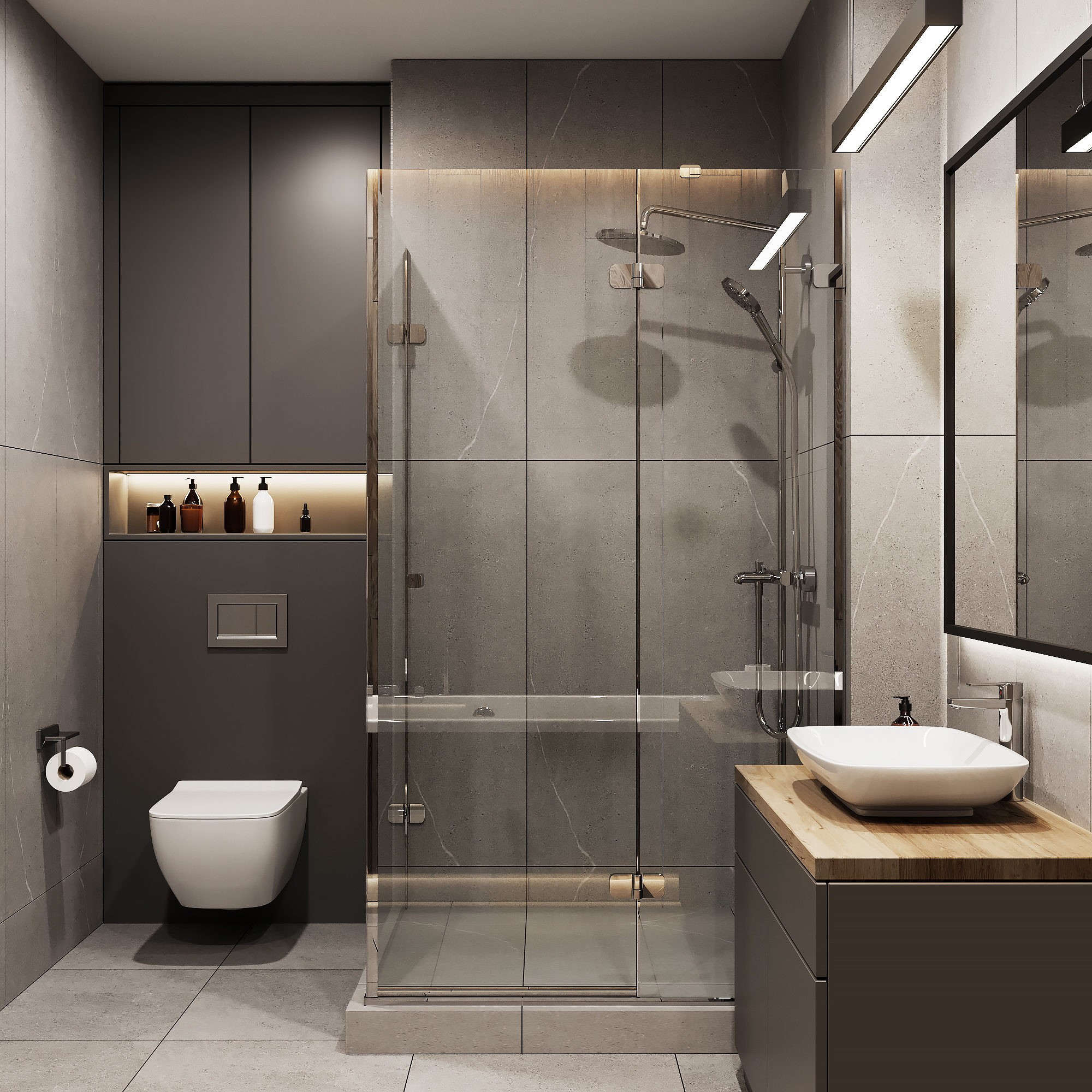 Boolala bathroom vanity range with custom storage and modern design
